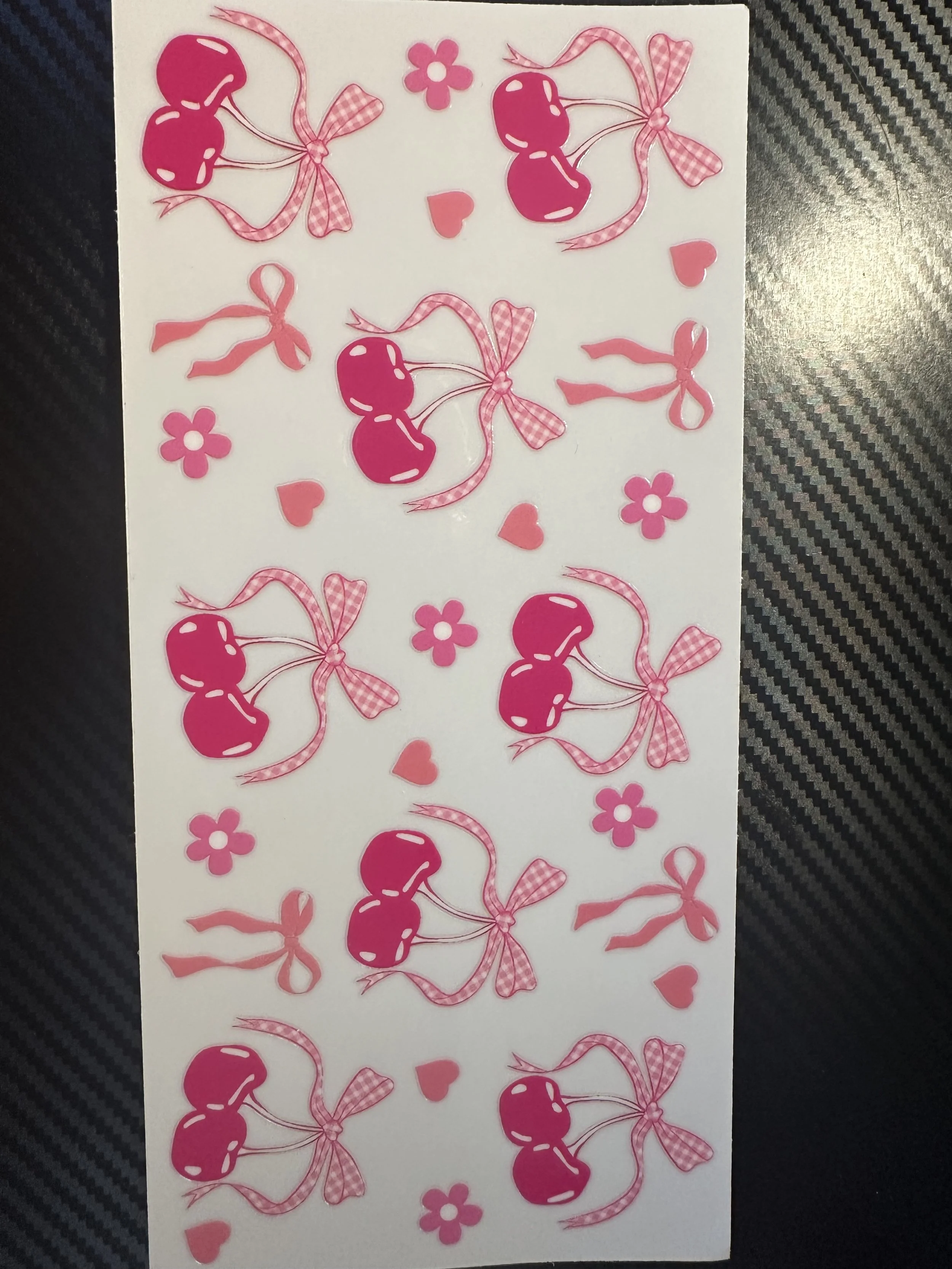 Cherries with bows