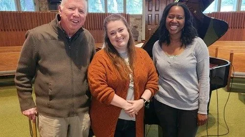 With soprano Katherine Boyce and pianist Elizabeth Hill