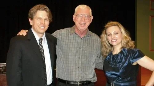 Garth with soprano/actress Annie Gill and pianist Andrew Stewart