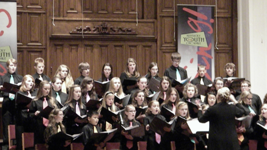 Kentucky Youth Chorale, directed by Julie White performing my Songs of Life, Owensboro, KY.
