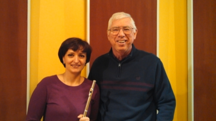Garth with Klodina Kabashi Morina.