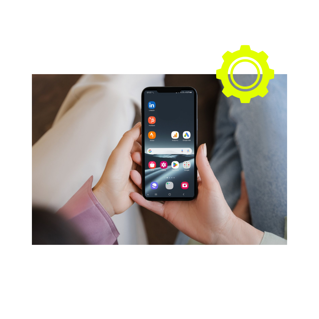 Icon representing Google apps on mobile.