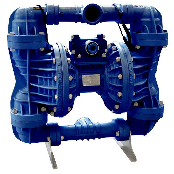 Pumps 2000 Blue Series pneumatic diaphragm pumps
