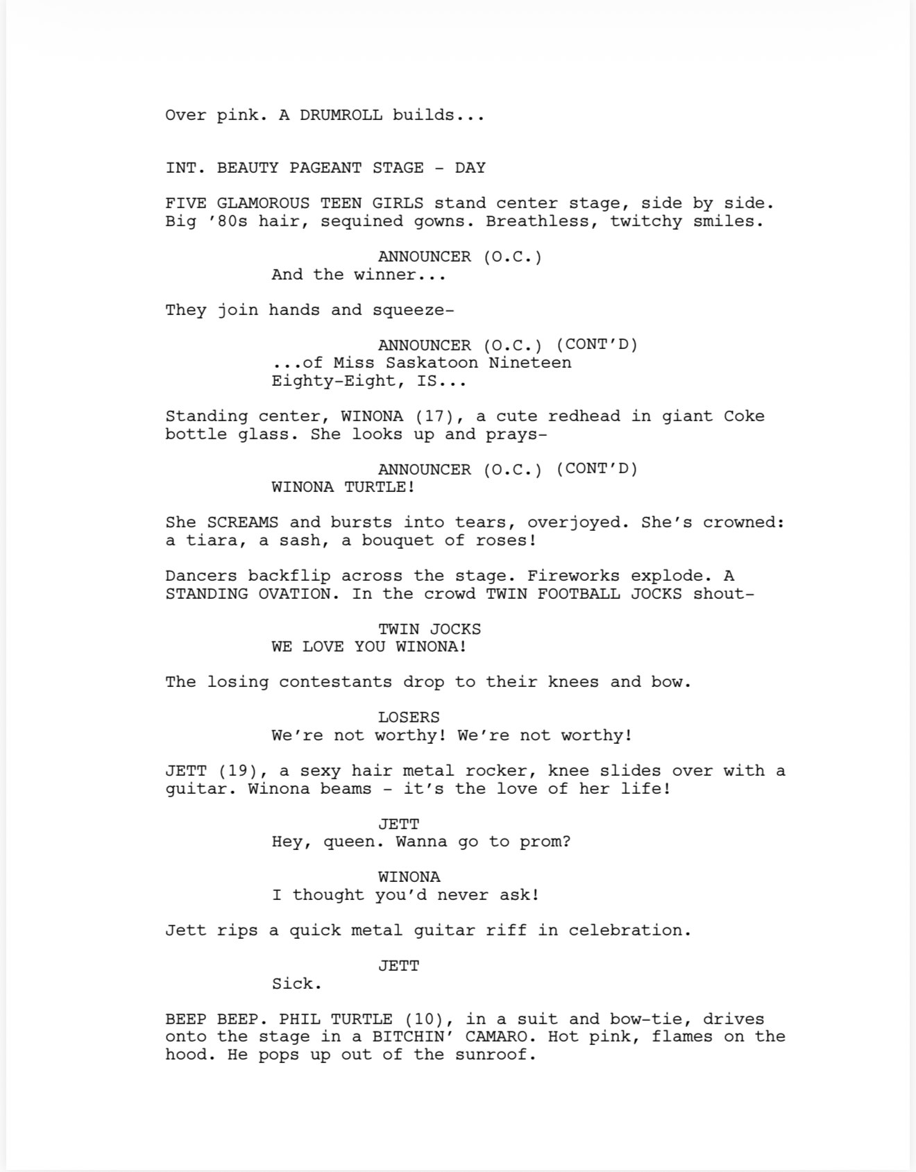 Script Diagnosis