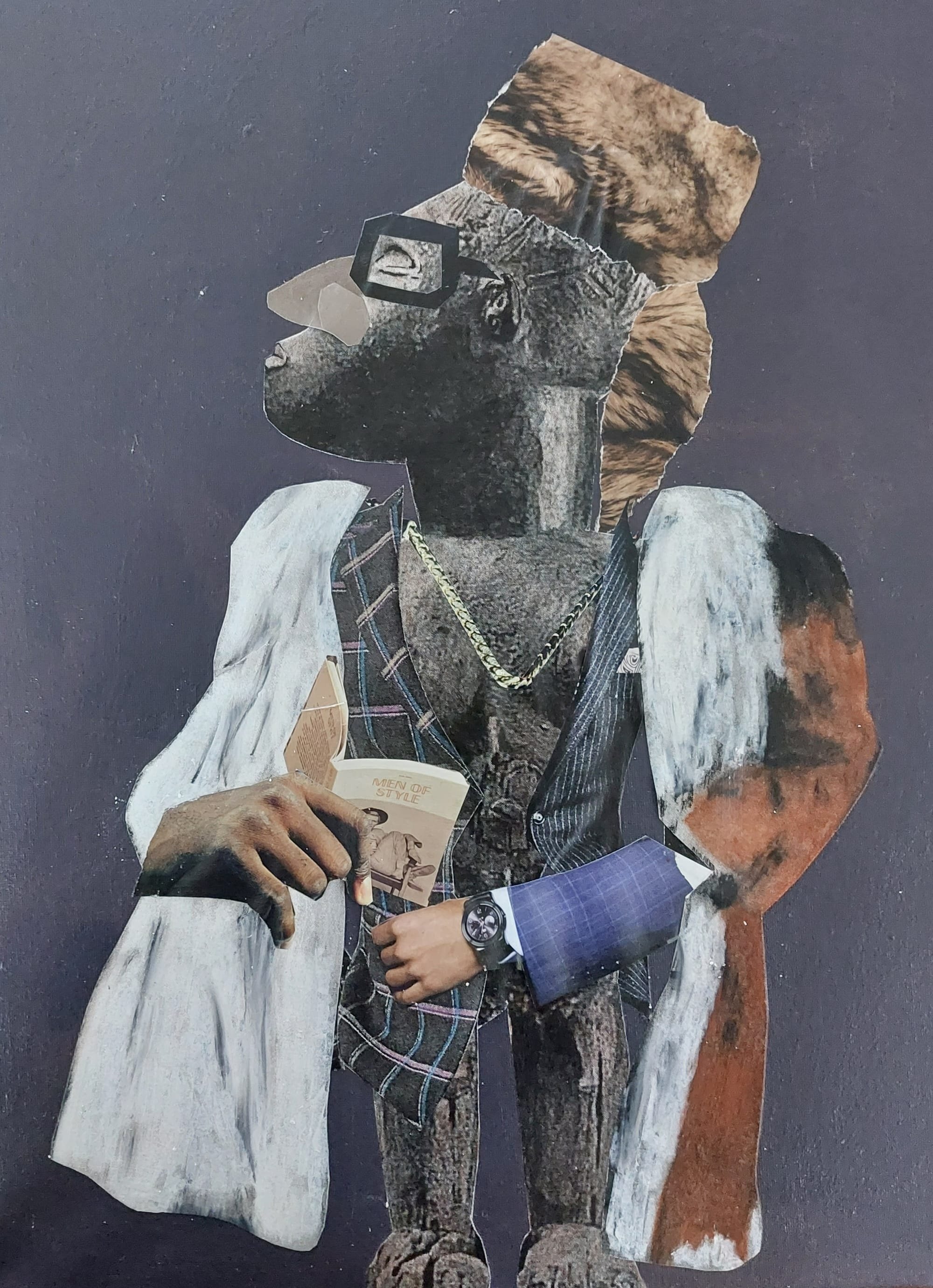 Pronounced With an Umpty.
Mixed media on canvas.

Since the creation of Hip Hop, rappers have always had aka names, and other alter egos. Each Wu Tan member have a few different names, and Kool Keith from Ultramagnetic MC's undoubtedly has the most i