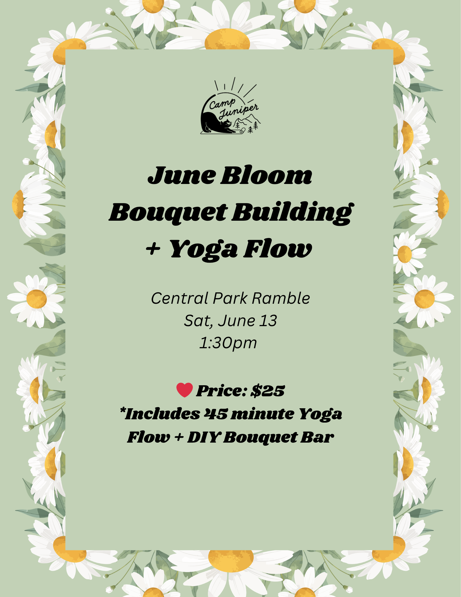 June Bloom Bouquet Bar + Flow 💐🧘‍♀️
