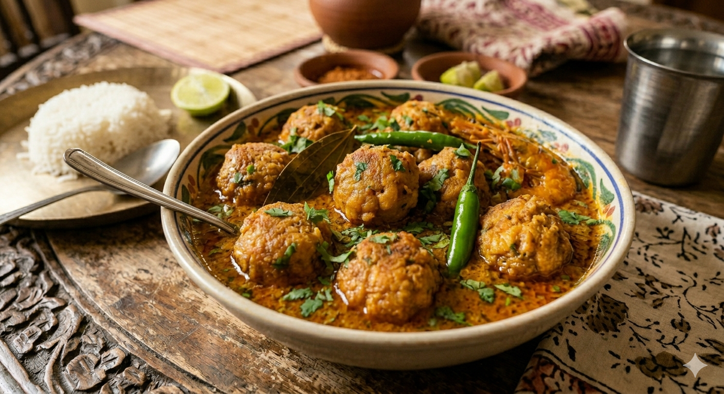 Prawn Kofta and Kofta Curry: Two Ways to Enjoy One Dish
