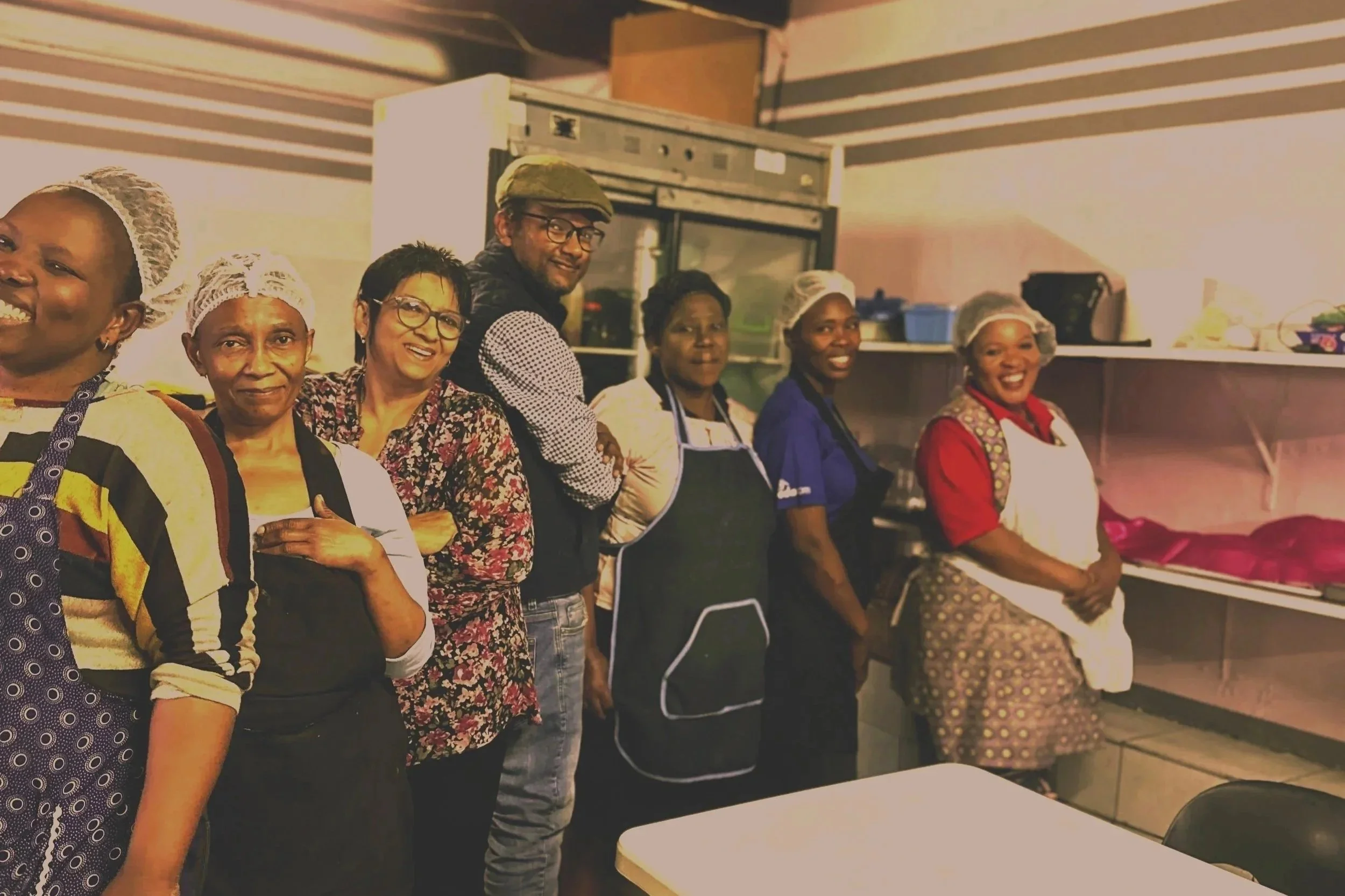 Chef Baby and her team at Curry Court in Pietermaritzburg, SA