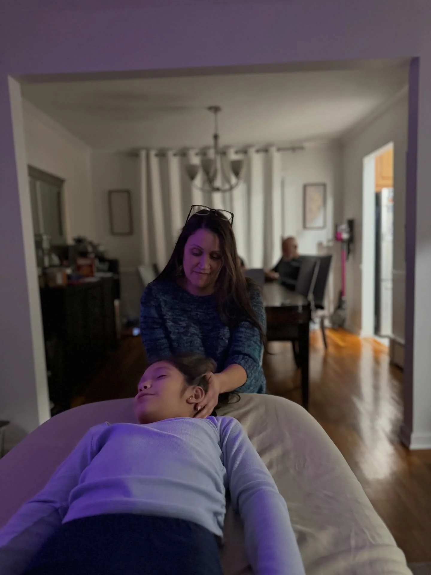 Sometimes children don&rsquo;t need more stimulation, they need gentle support to unwind stored tension.
Craniosacral therapy helps the body settle, regulate, and heal naturally.
Message me for details or book through the link in bio.

#craniosacralt