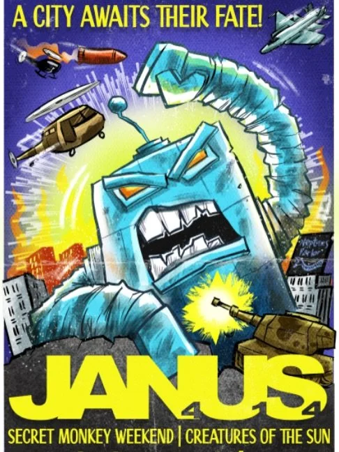 The final two posters I created for @janus414. As I mentioned earlier, I really dig doing gig posters so consider me as your artist if you are in a band! #gigposter