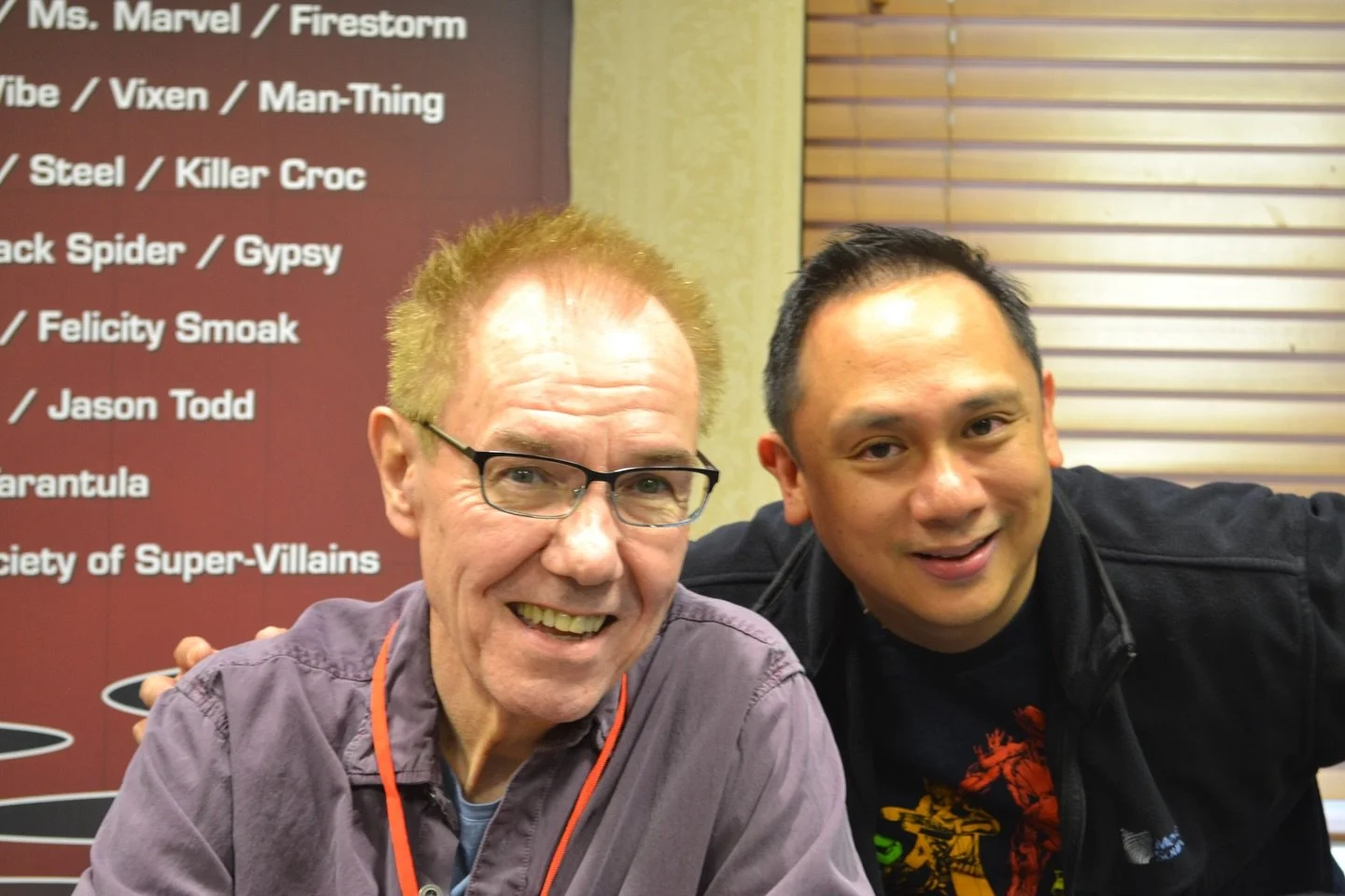 I had the honor of meeting Gerry Conway at a convention in Akron back in 2014. He had ordered one of my Flipfaces and used it for many years as his social media avatar. What struck me the most about Gerry was how kind he was to me and my son. He had 