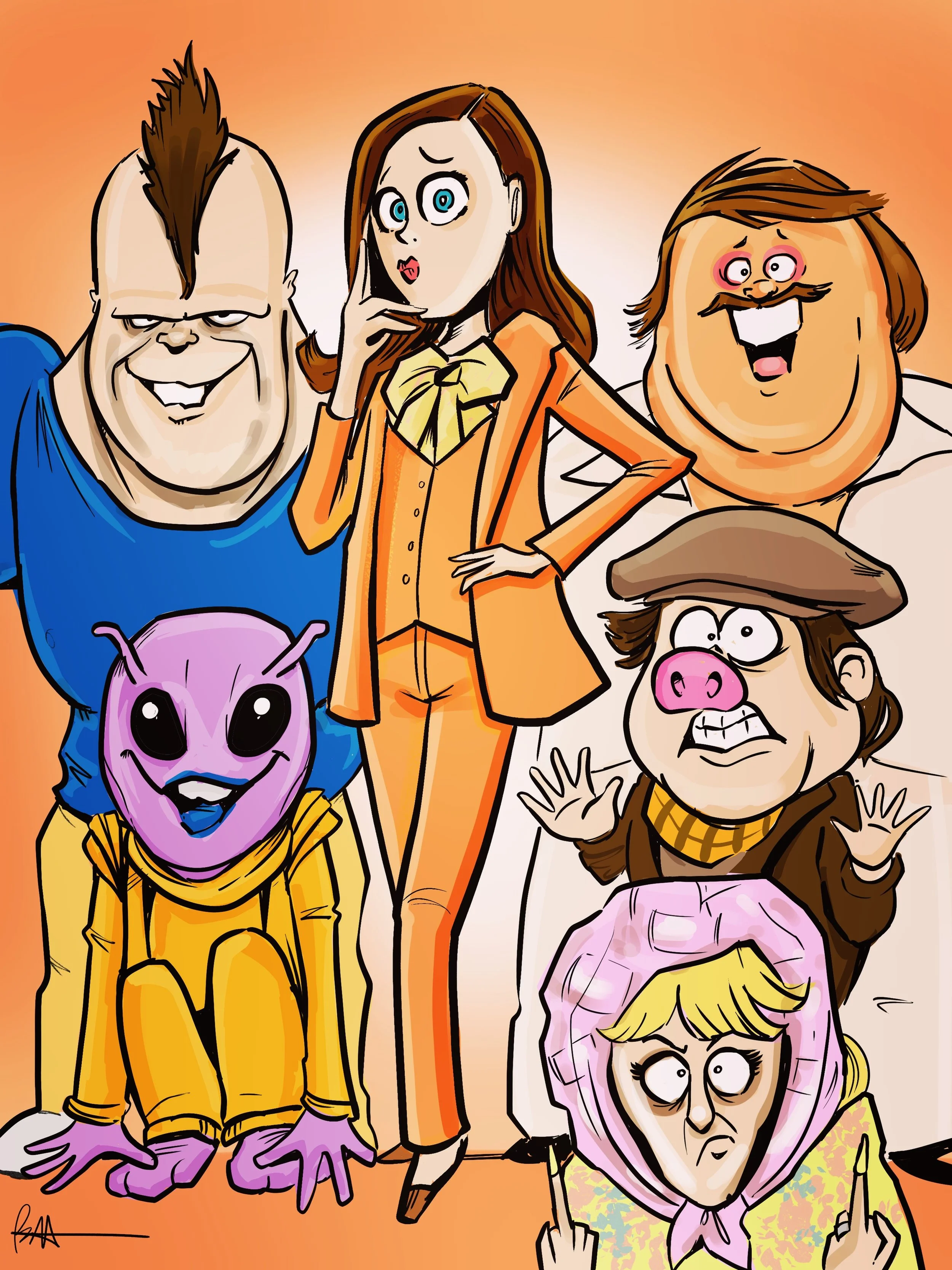 Since people seemed to like my @veryimportantpeople art, I thought I&rsquo;d see if lightning can strike twice. @vicmmic