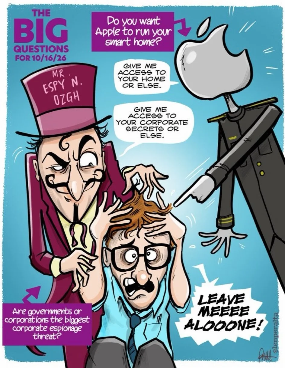 &ldquo;The Big Question&rdquo; 10.16.26. Drawn for @dtnsshow #artprov Friday. Get this right now @Patreon (patreon.com/len) or at my online store. Link in bio! cc: @acedtect @sarahlane @jollyrogee @robbdunewood @thatjasonhowell @queencodemonkey
