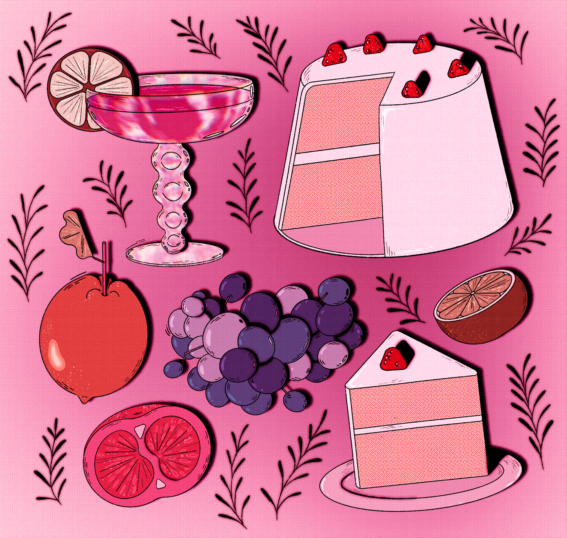 Pink Desserts