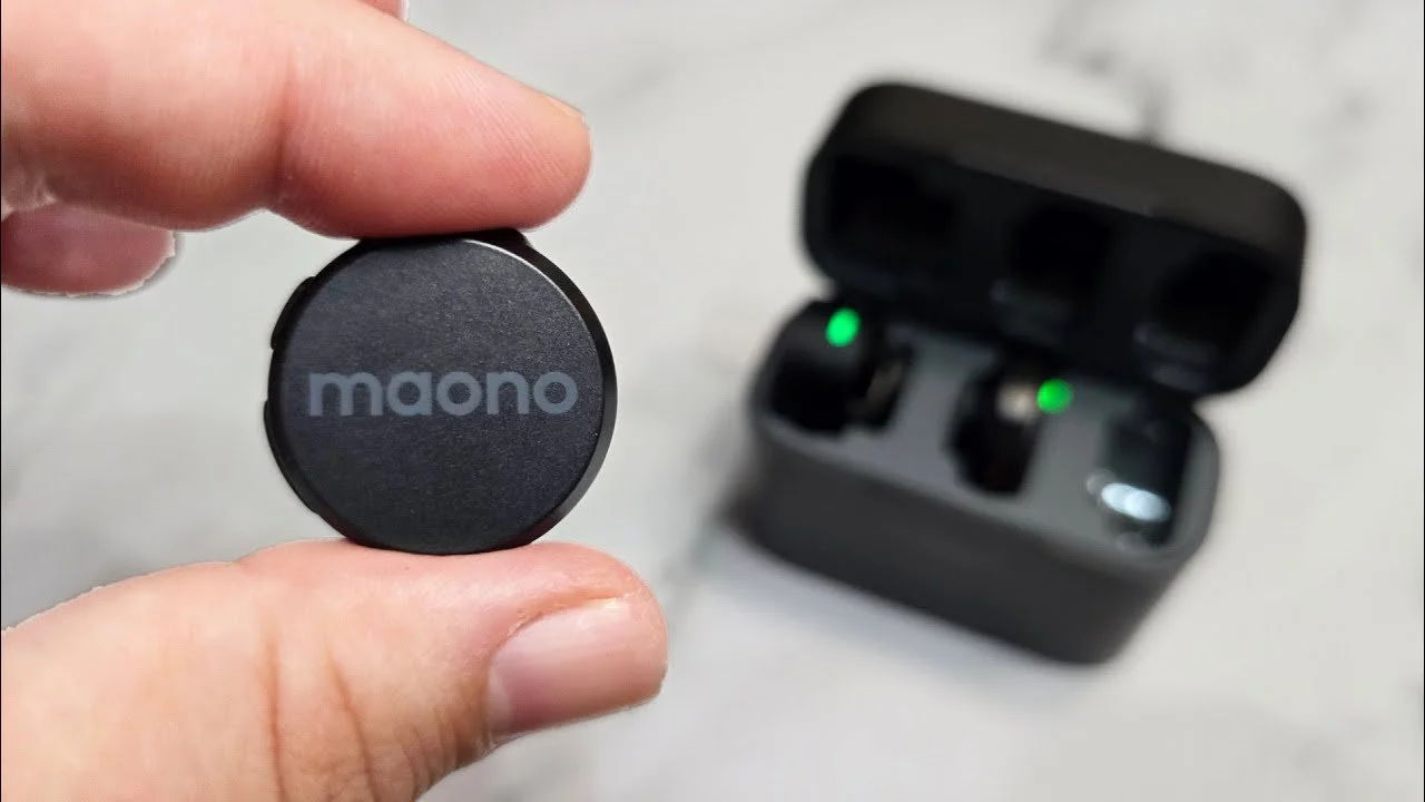 My latest video is up. I reviewed the MAONO Wave T5 wireless mic kit, See what I loved and what I would improve on this tiny mic! Link in bio! #youtube #microphone #vlogger
