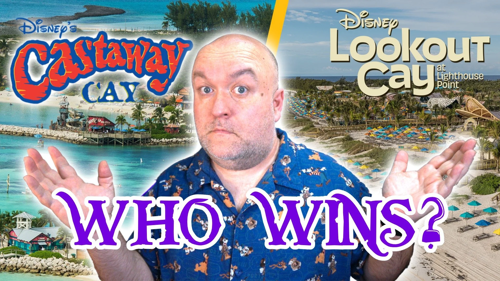 @disneycruiseline's ports are being pitted against one another. Who will come out on top? Disney's Castaway Cay or Lookout Cay at Lighthouse Point? Check out our latest video! Link in bio. #disneycruise #cruisetips #cruise #castawaycay #lookoutcay