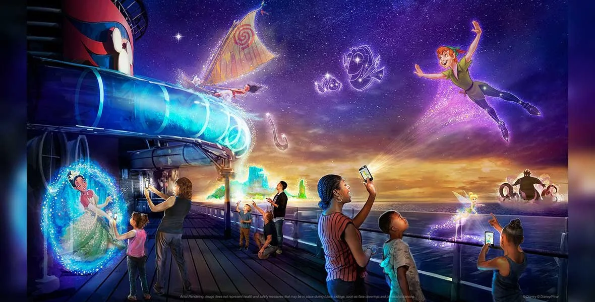 an imagination of Uncharted Adventure, an interactive game that spans the whole Disney Believe