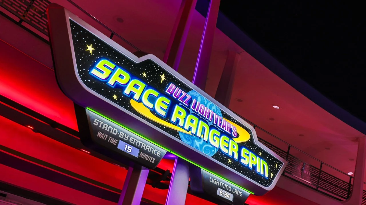 The new entrance to Buzz Lightyear's Space Ranger Spin