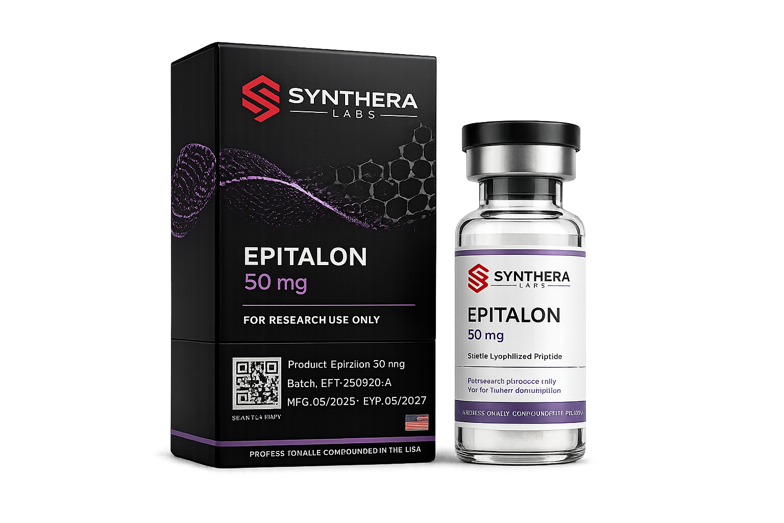 Epitalon 50 mg — Cellular Aging & Longevity Research System