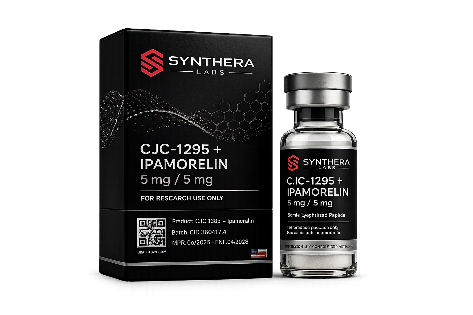 CJC-1295 + Ipamorelin 5 mg / 5 mg — Endocrine & Recovery Research System