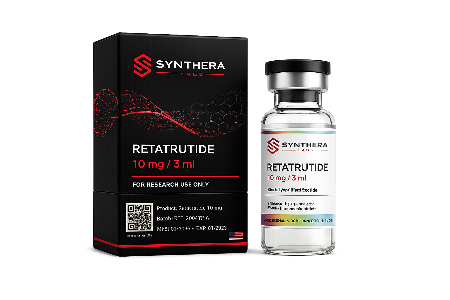 Retatrutide 10 mg — GLP-1 / GIP / Glucagon Triple Agonist
