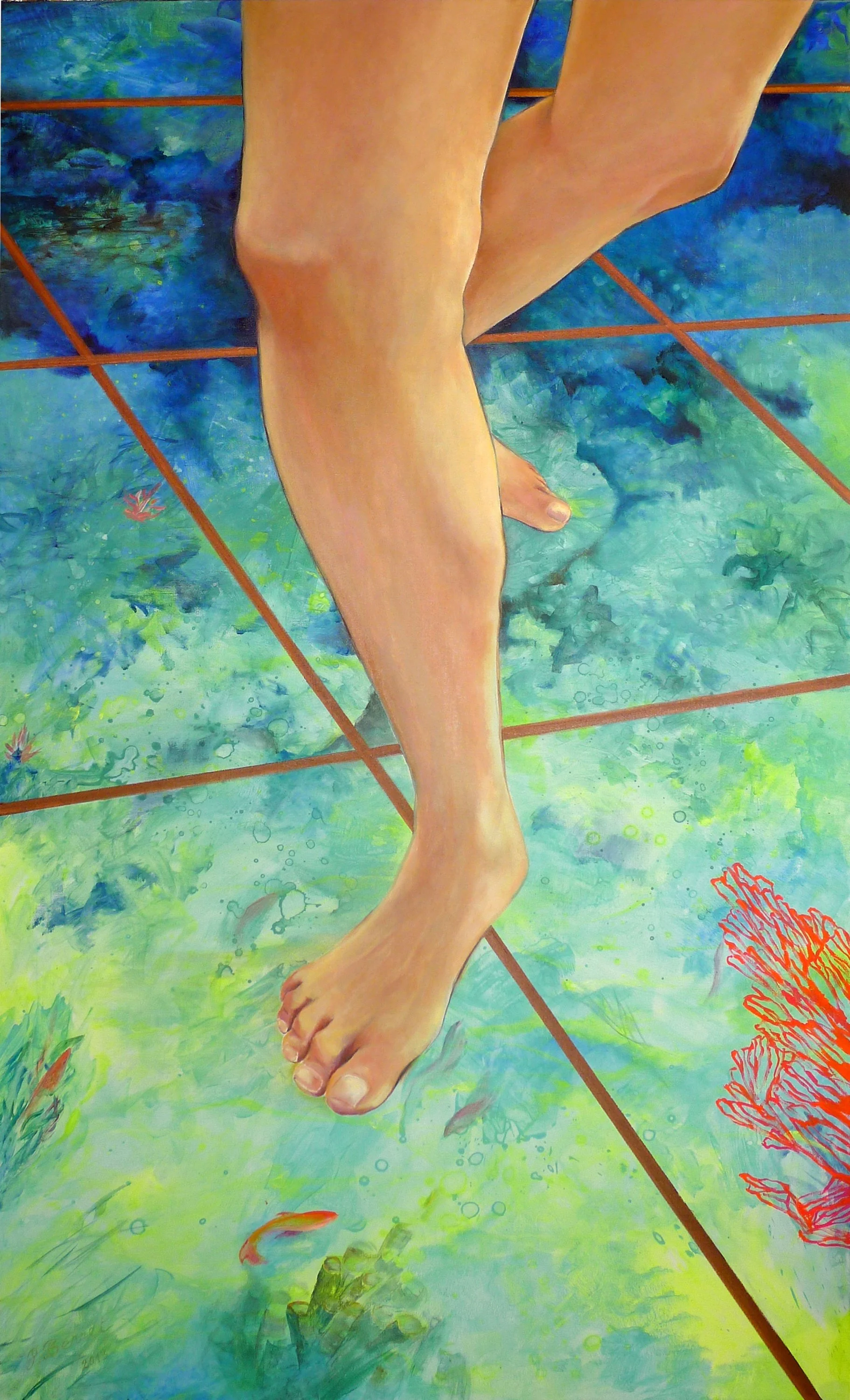 Les pieds sur l’eau