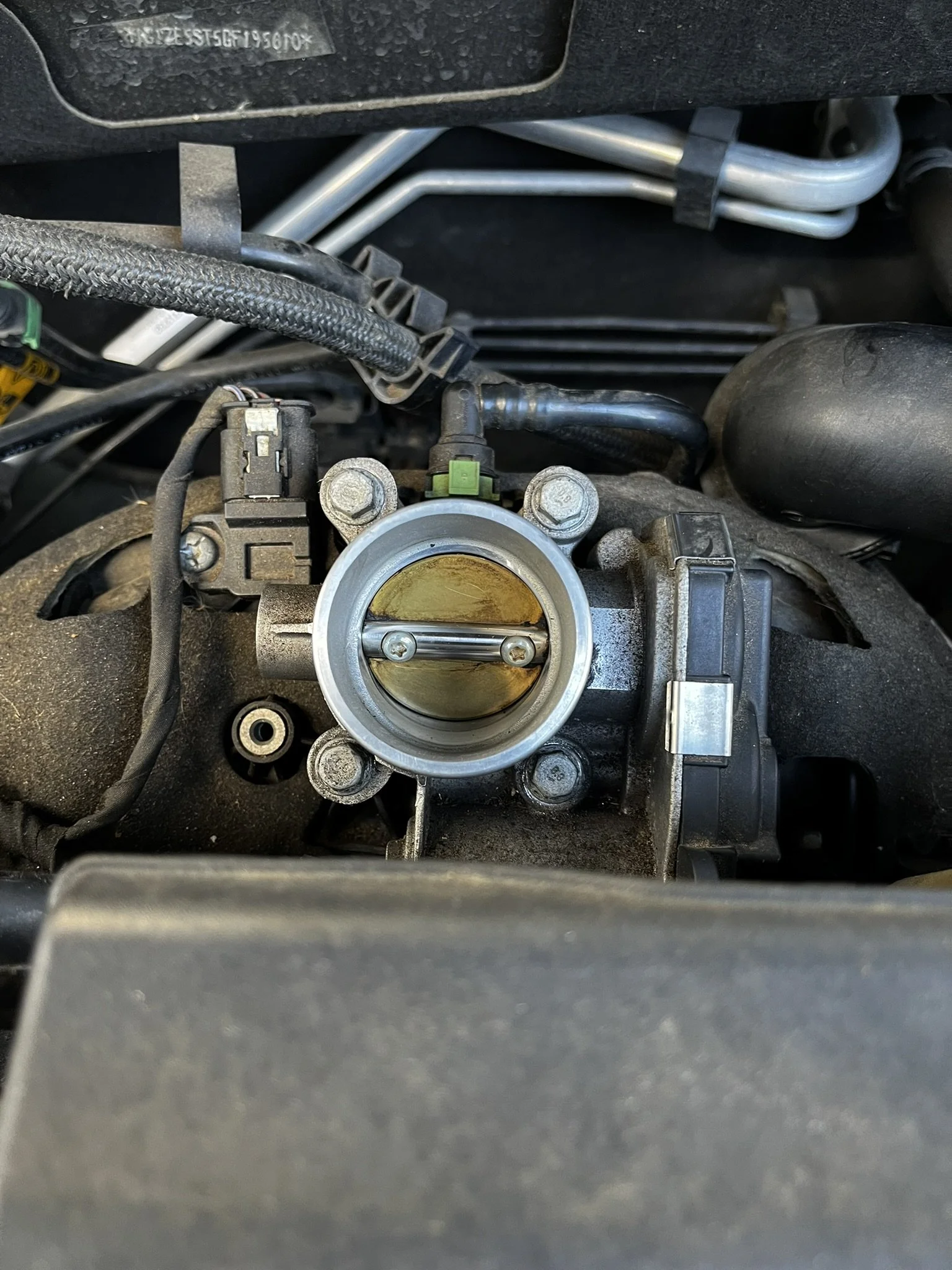 Cleaned throttle body