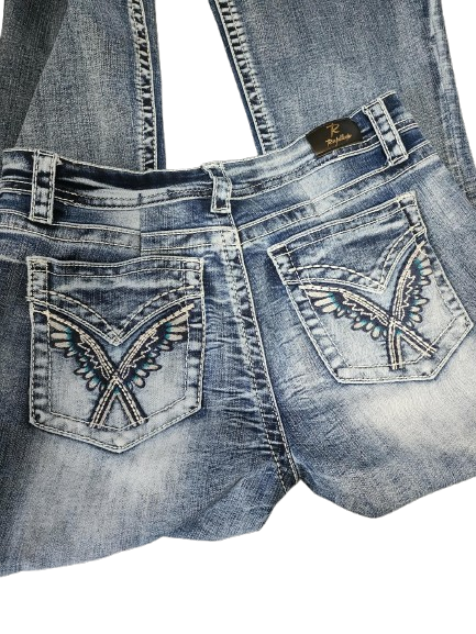 Waist taken in on jeans. 