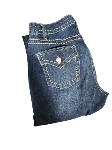 Waist taken in on jeans. 