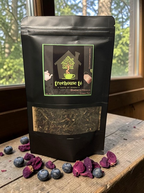 Blueberry Hibiscus Green Tea 4oz
