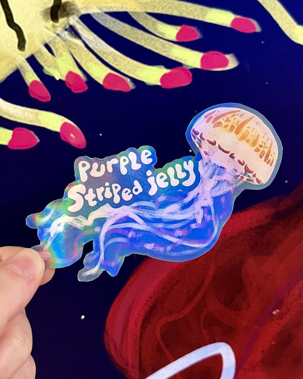 Purple Striped Jelly