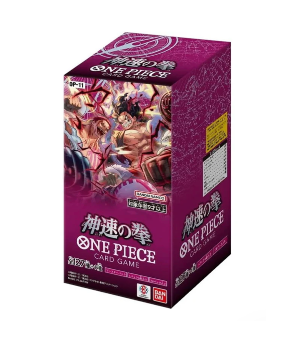 One Piece A Fist of Divine Speed (OP-11) Japanese Booster Box