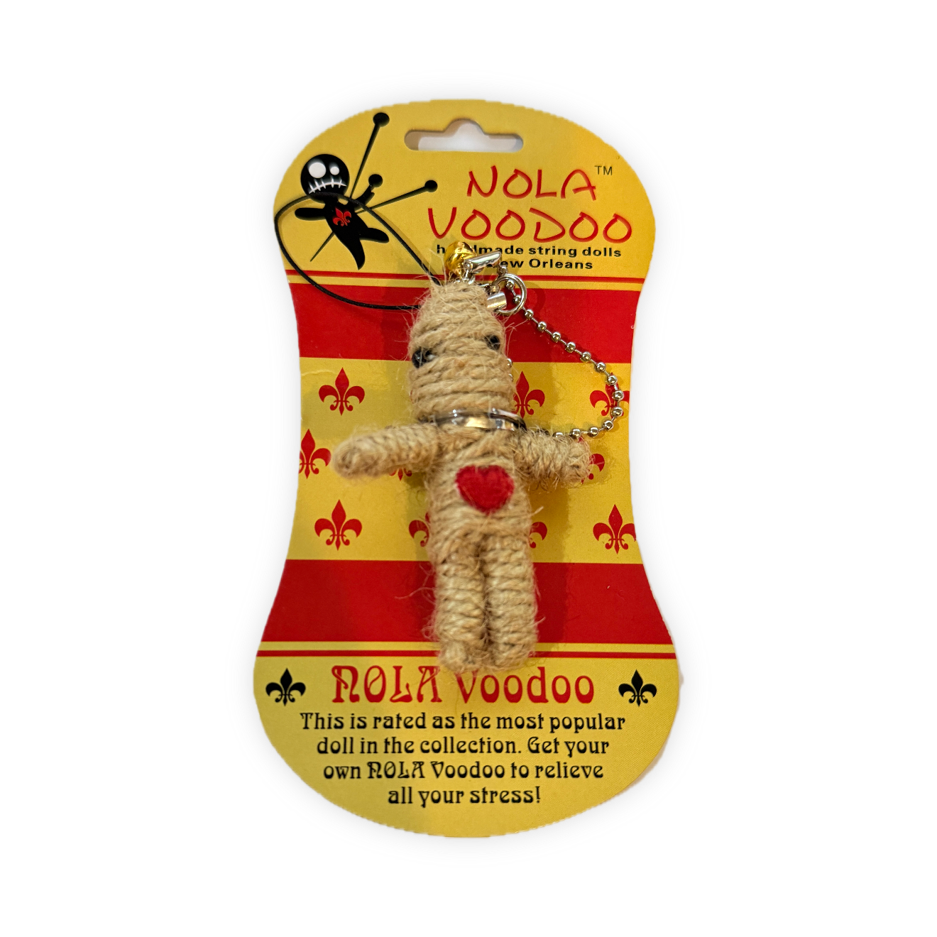 NOLA VooDoo Doll Lucky KeyChain, NOLA VooDoo