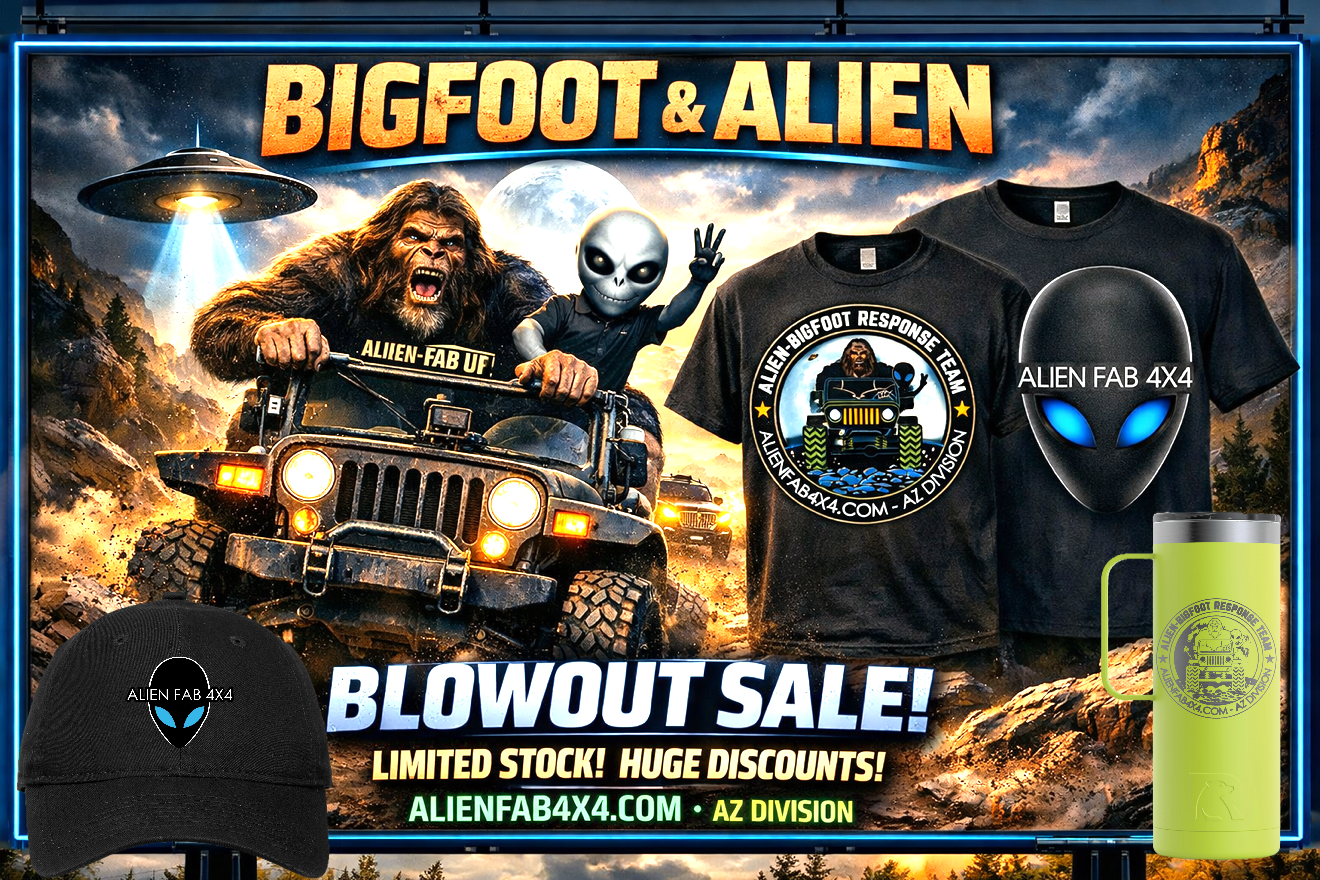 AlienFab4x4 T-Shirts over Stock Sale