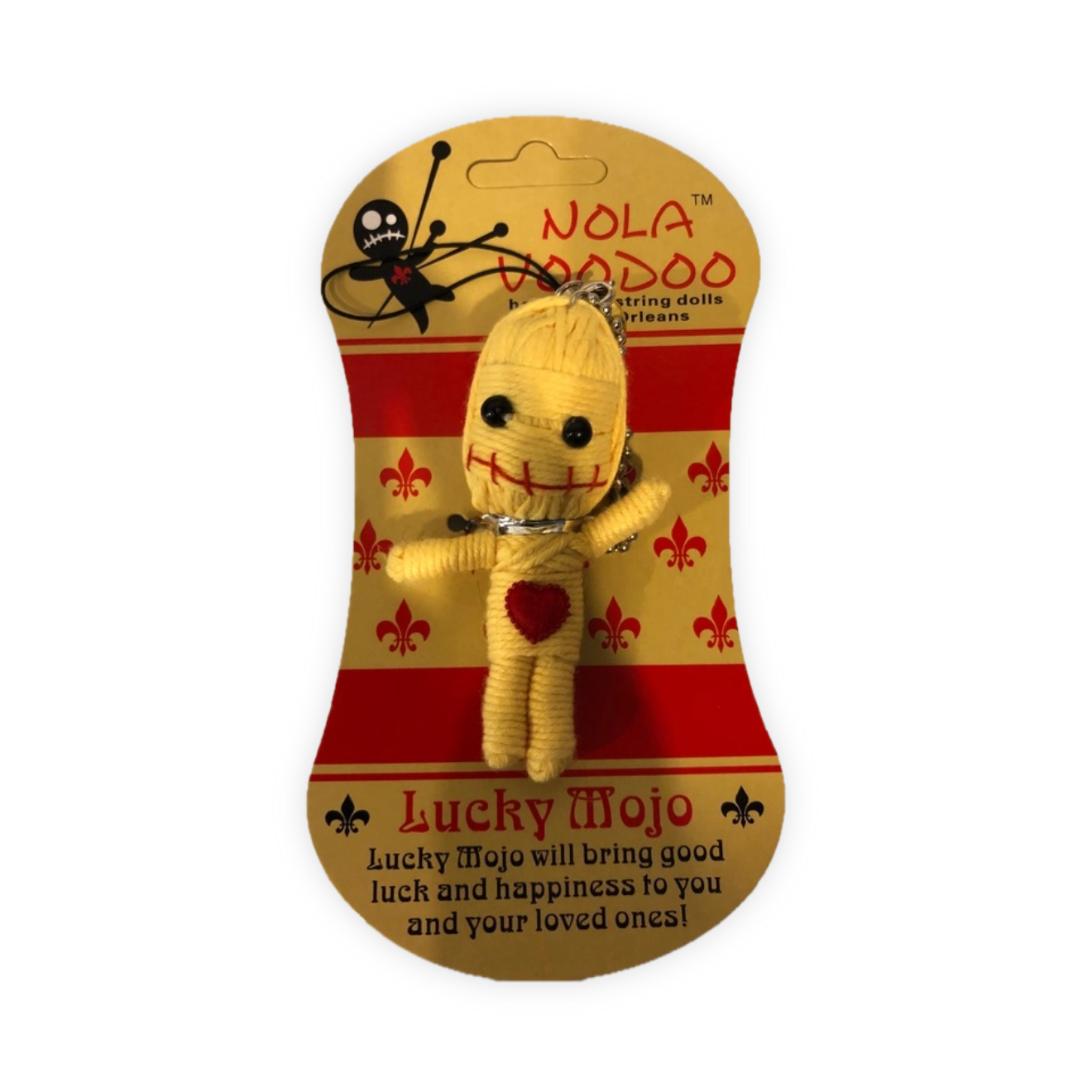 NOLA VooDoo Doll Lucky KeyChain. Lucky Mojo