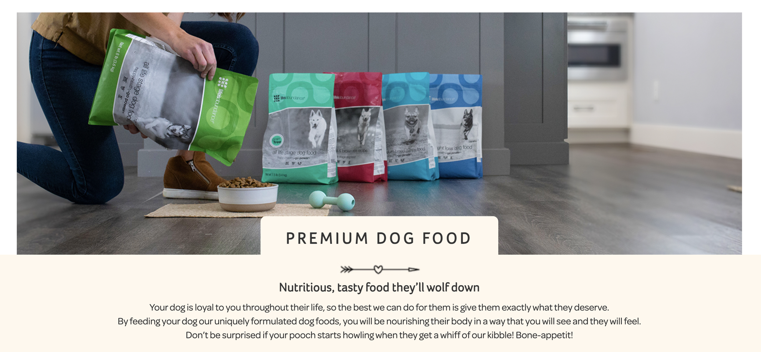 Life's Abundance Premium Pet and Family Products