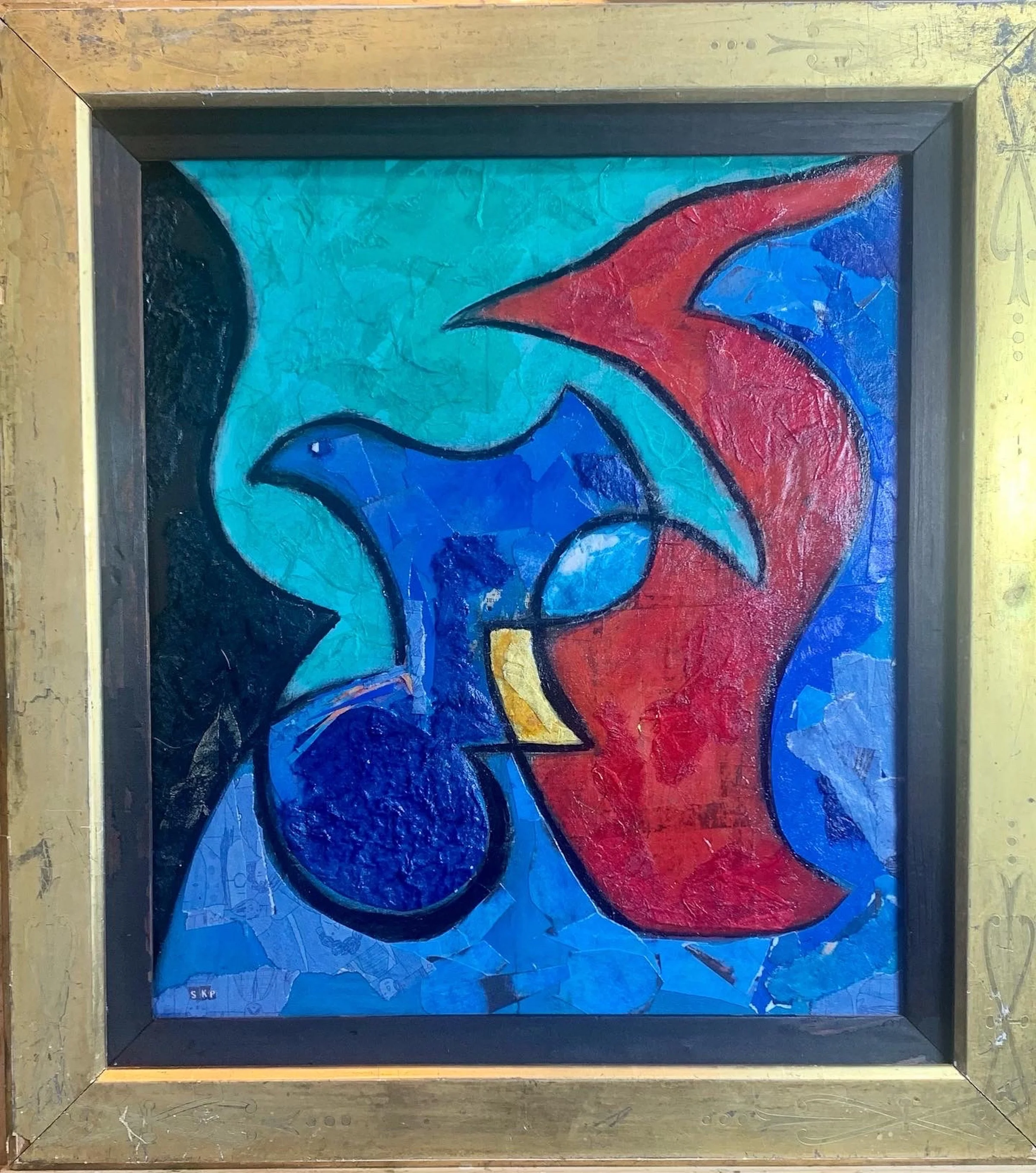 Bird's Nest, 12x13.5, paper on board.jpg