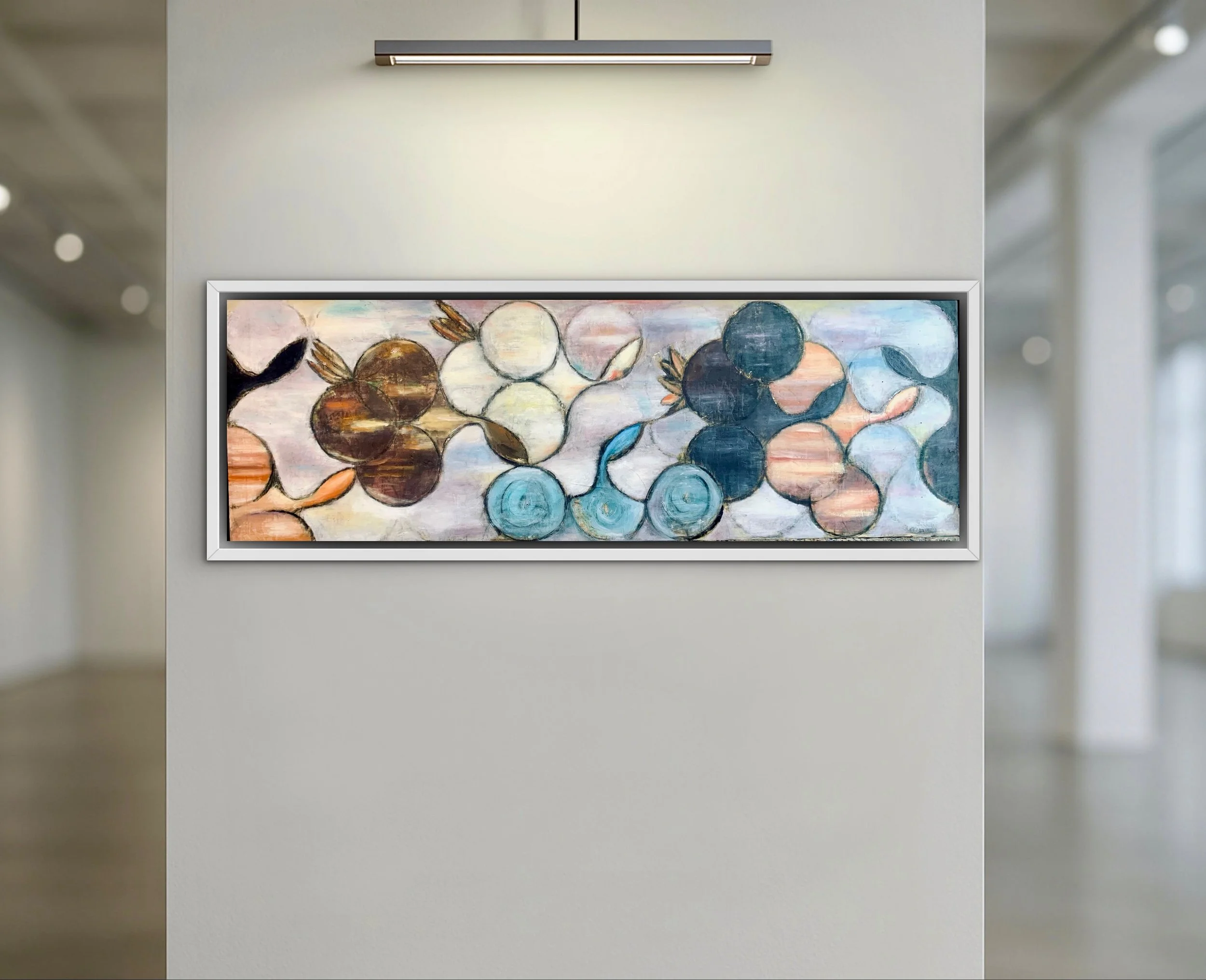 'SouthBound II', 12"x36", oil on canvas