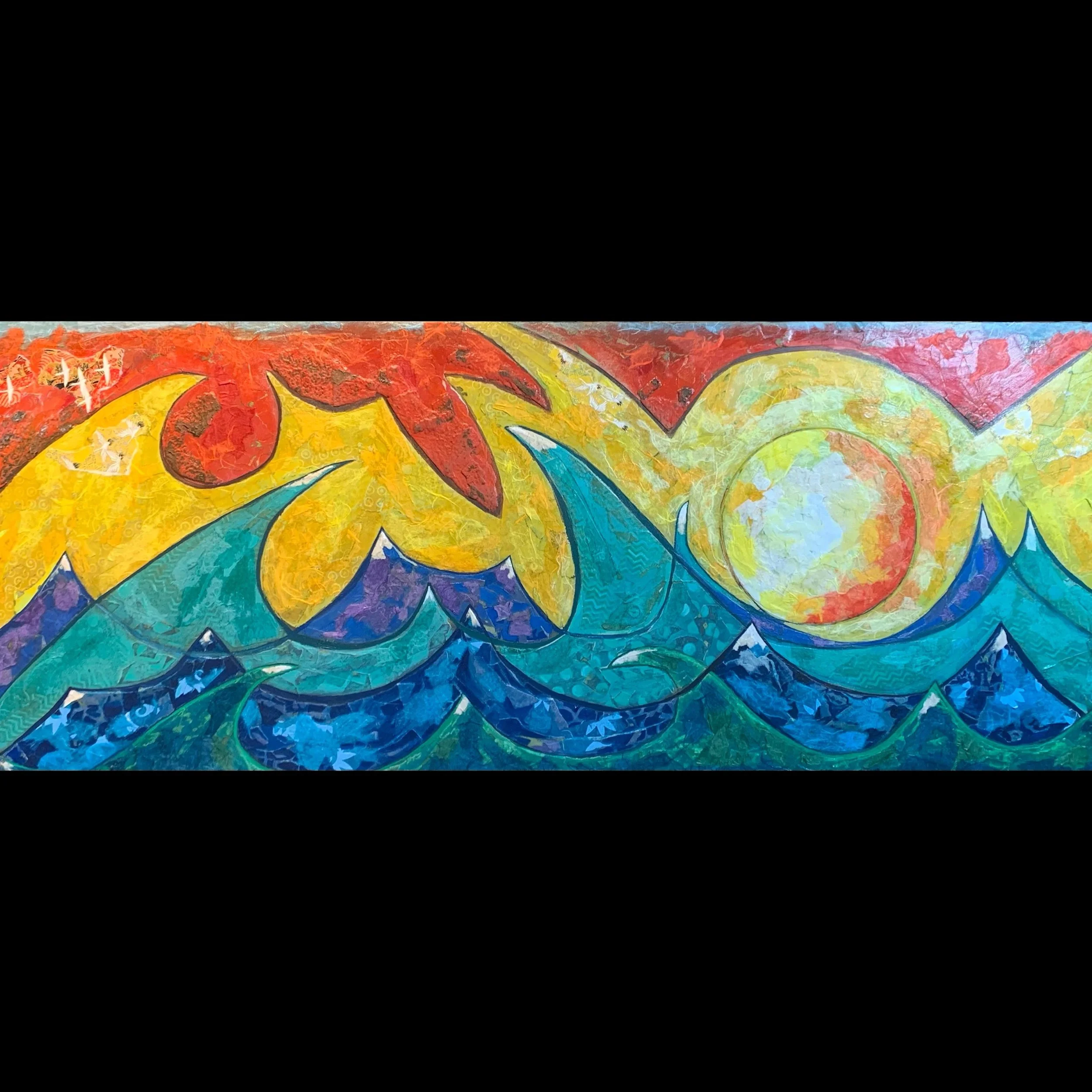 Quogue, Sept, 7:24pm, 20x50, paper on board.jpg