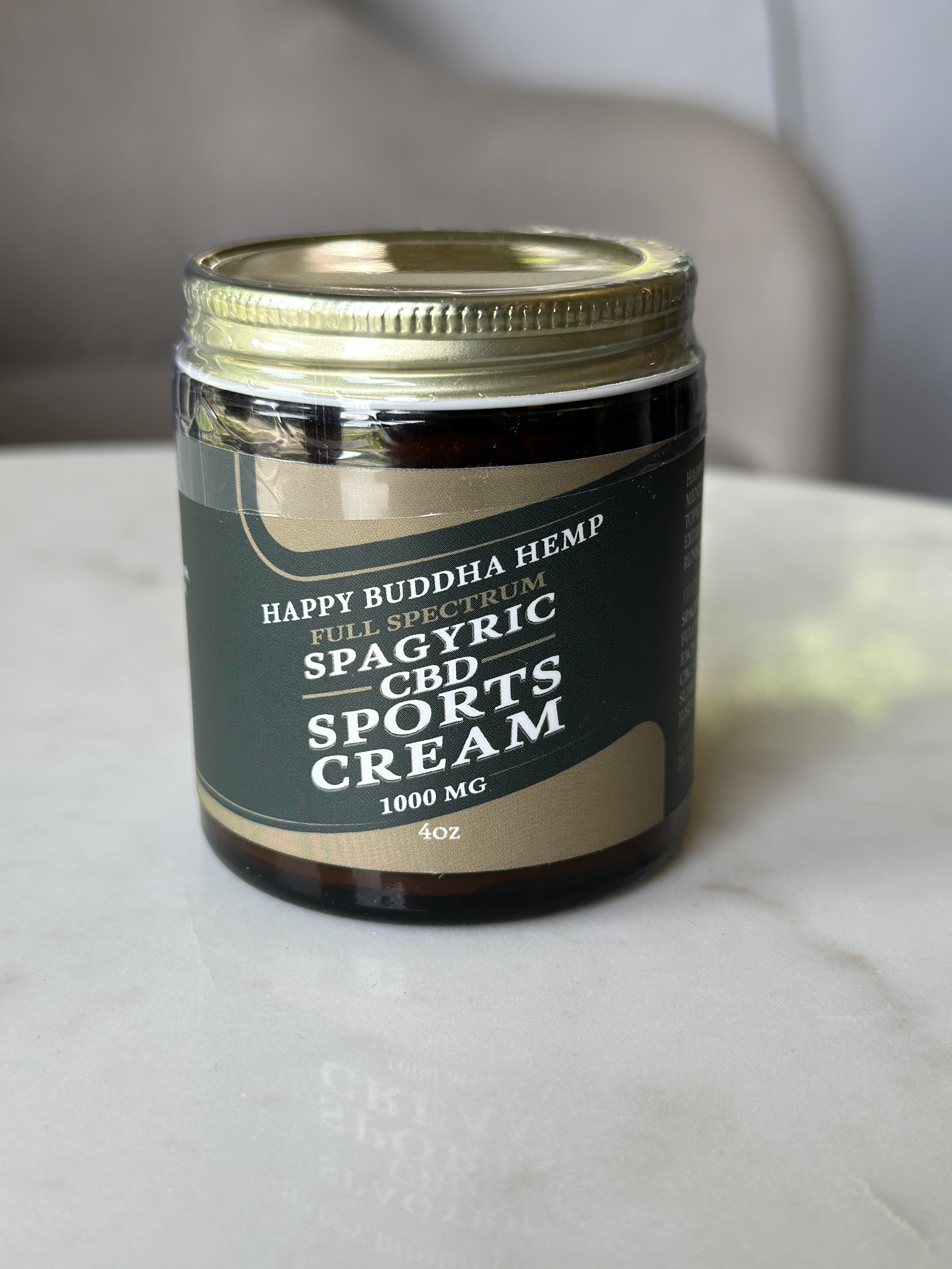 Happy Buddha Hemp Sport Cream 4OZ