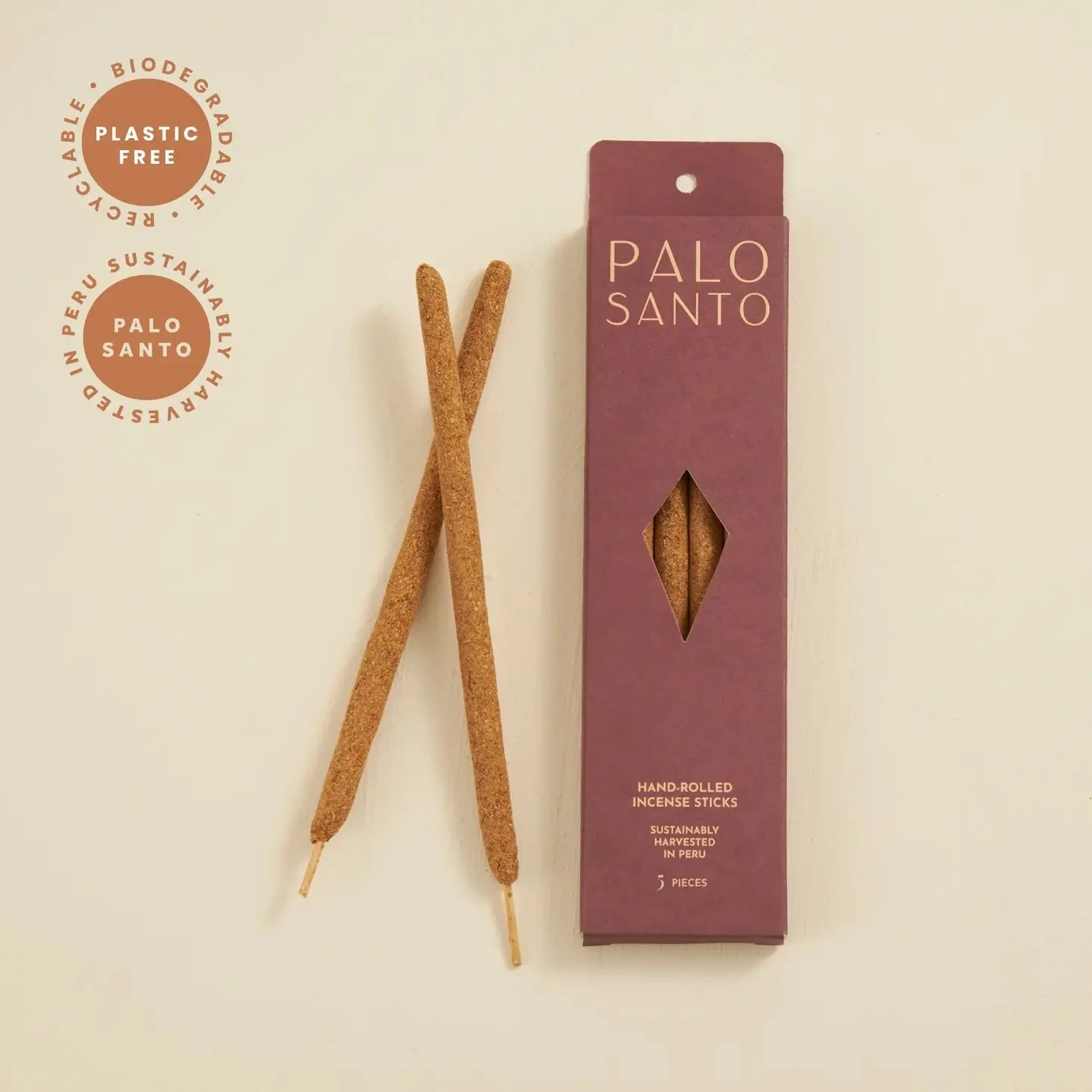 Palo Santo Incense Sticks - Plastic Free Packaging!