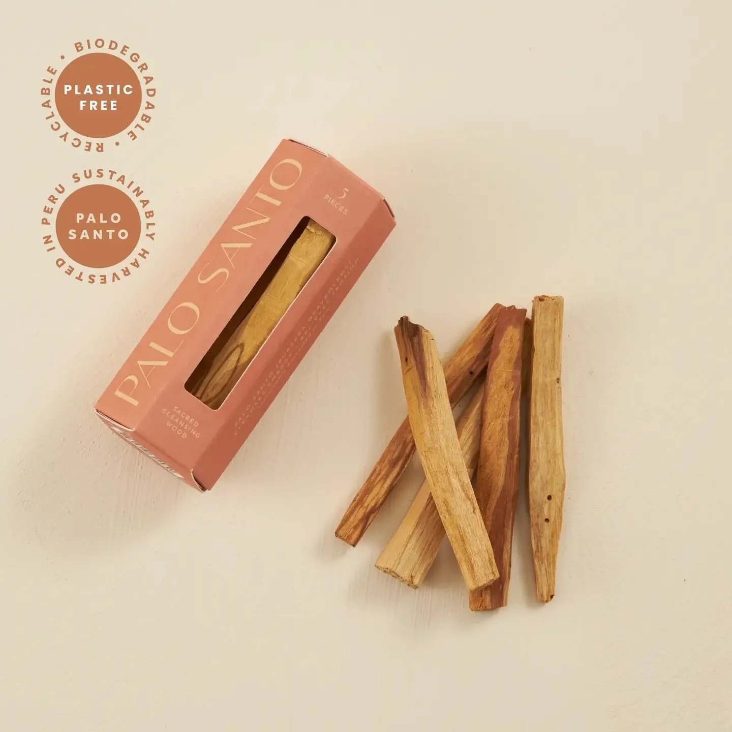 Palo Santo Wood Bundle Box - Plastic Free Packaging!