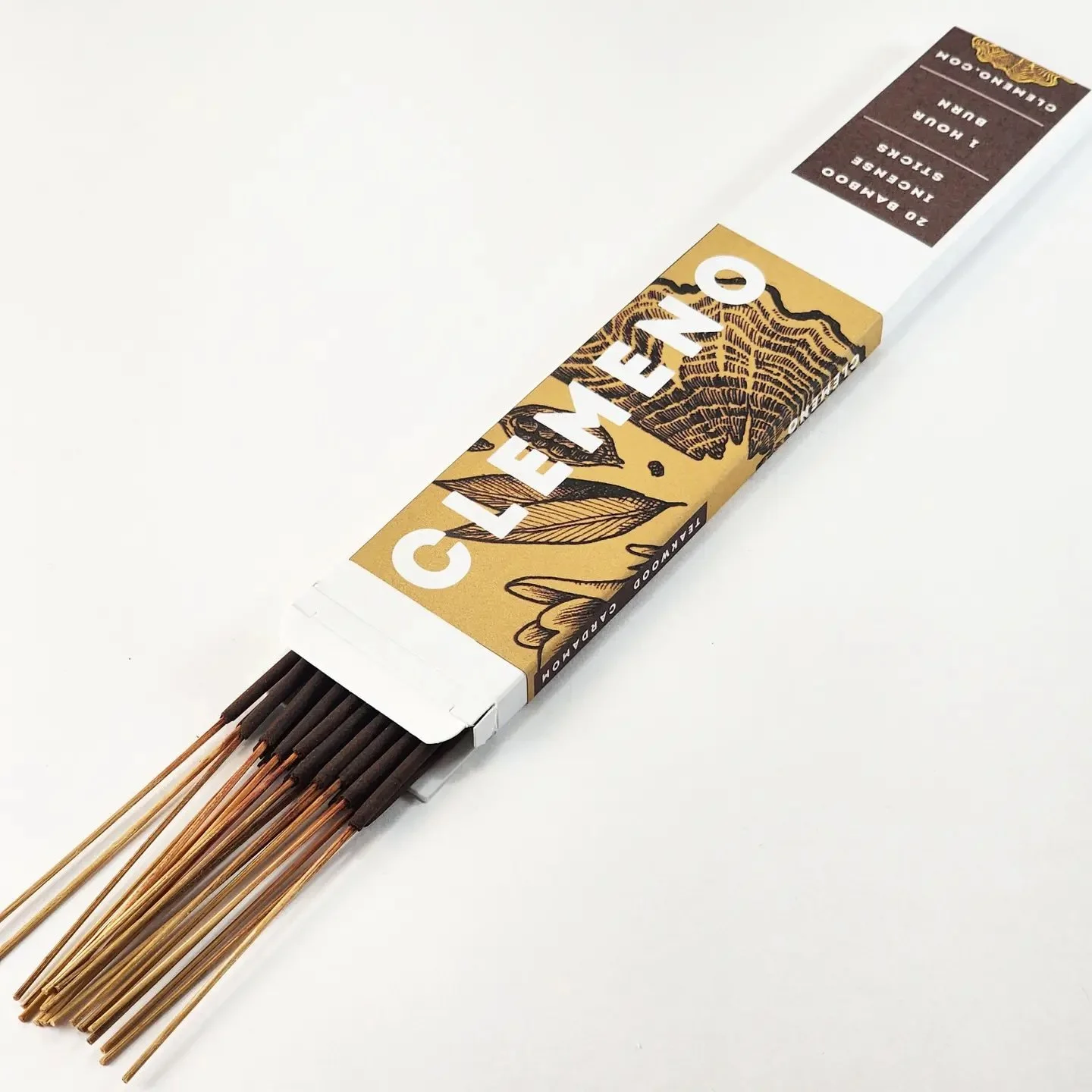 Teakwood Cardamom- Bamboo Incense Sticks