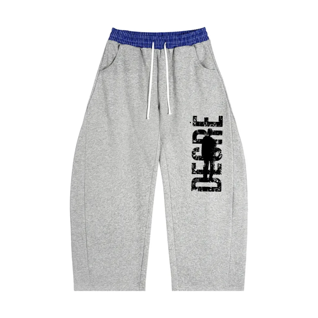 Plaid Barrrel Sweats