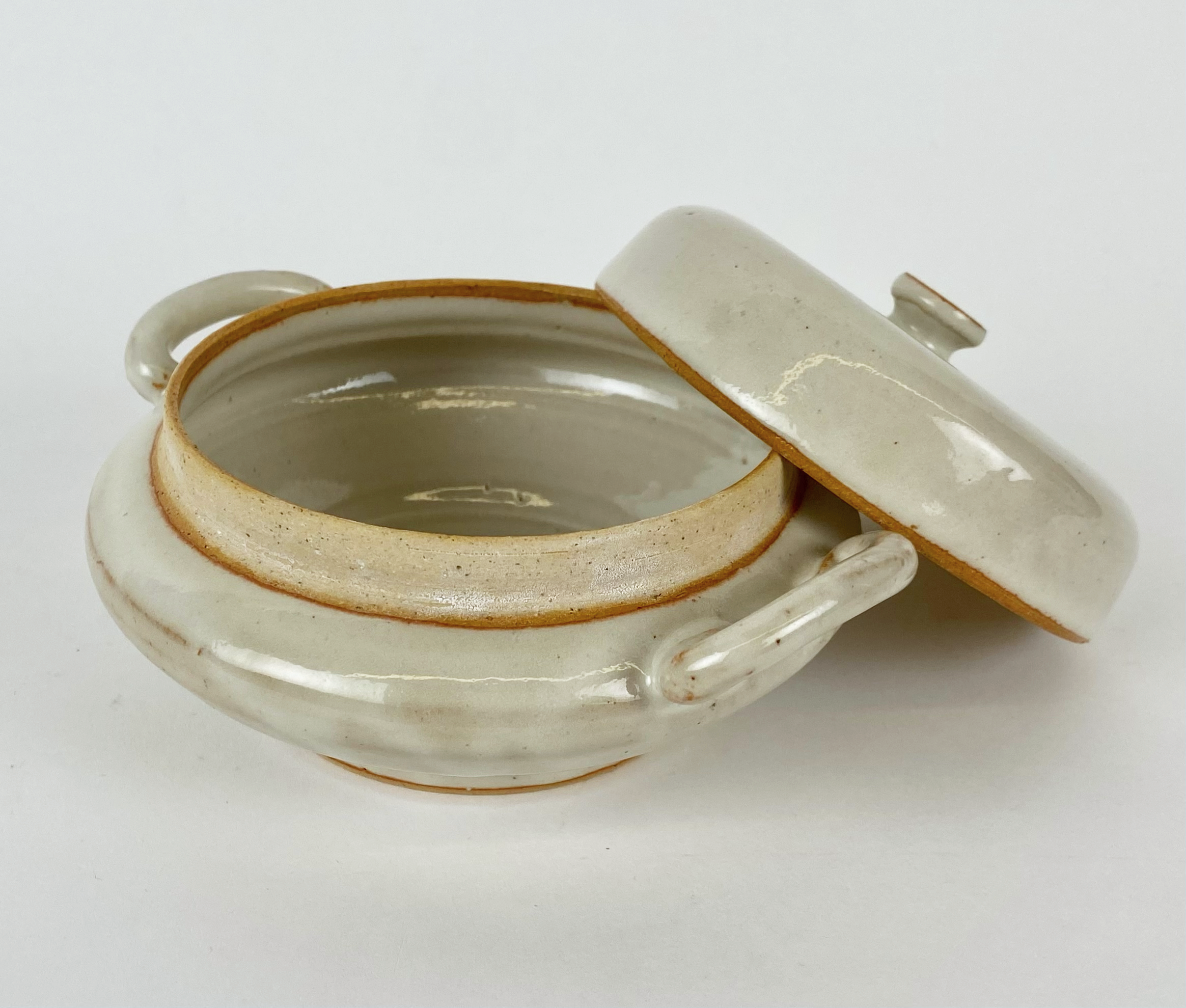 White (Copy), 6½" in width, recycled clay, △5, shino, 2026
