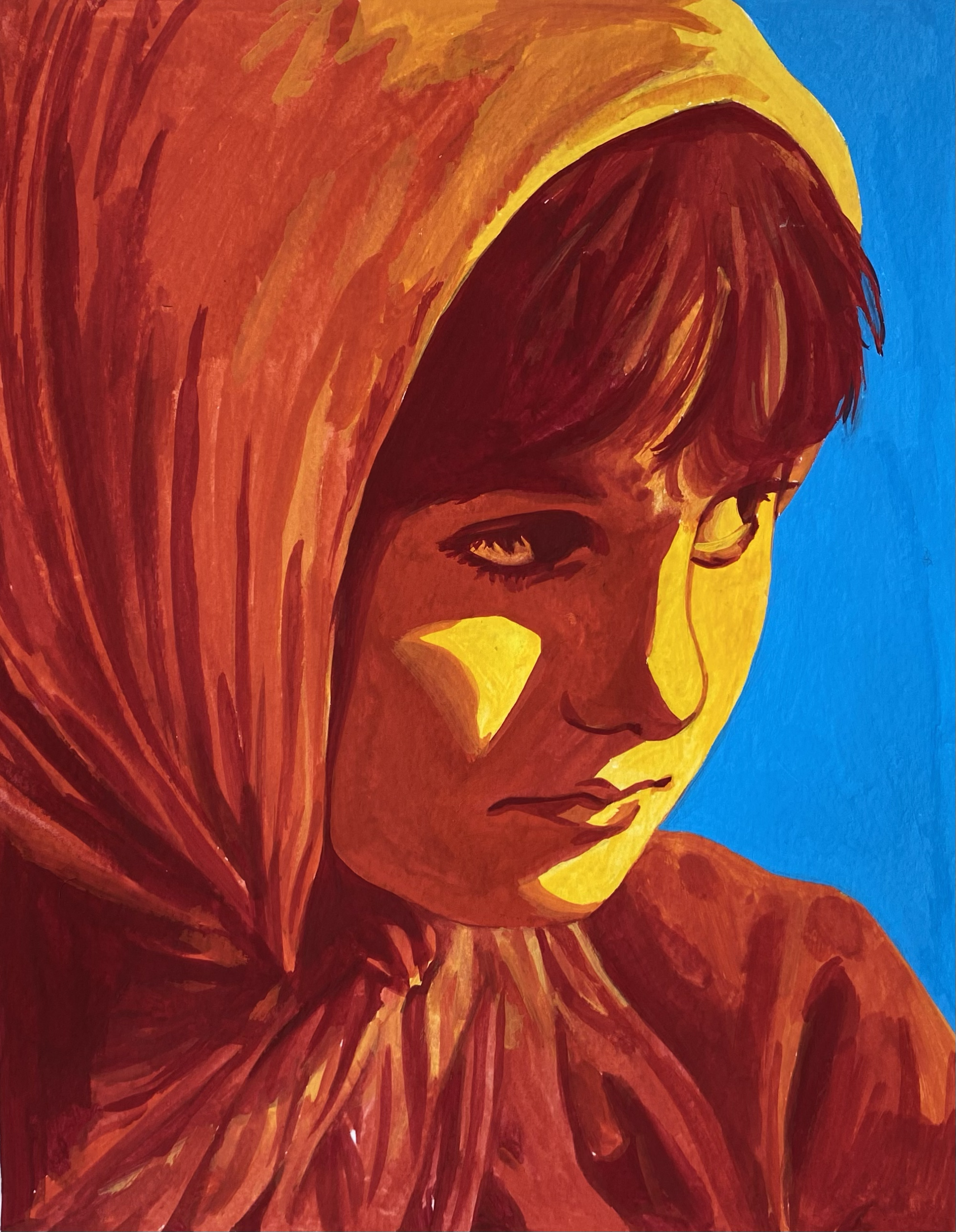Gouache on paper, 13½ x 11", 2026
