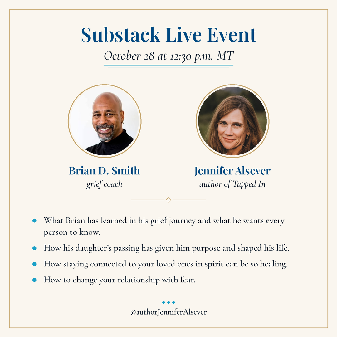 FREE Substack Live Chat with Grief Coach Brian Smith