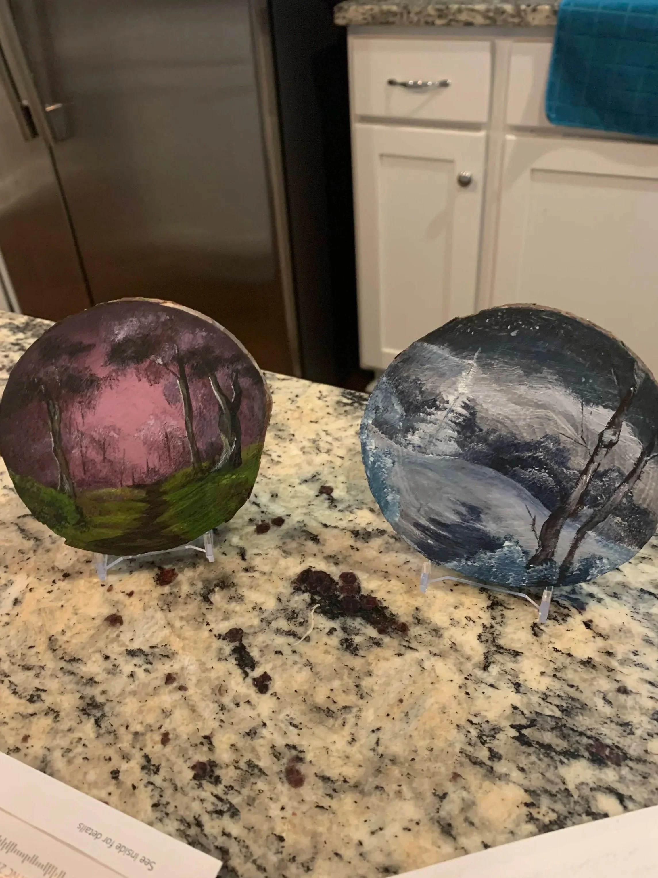 Set (4) Custom Wooden Coasters