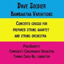 Album cover for Bambaataa Variations by Dave Soldier.