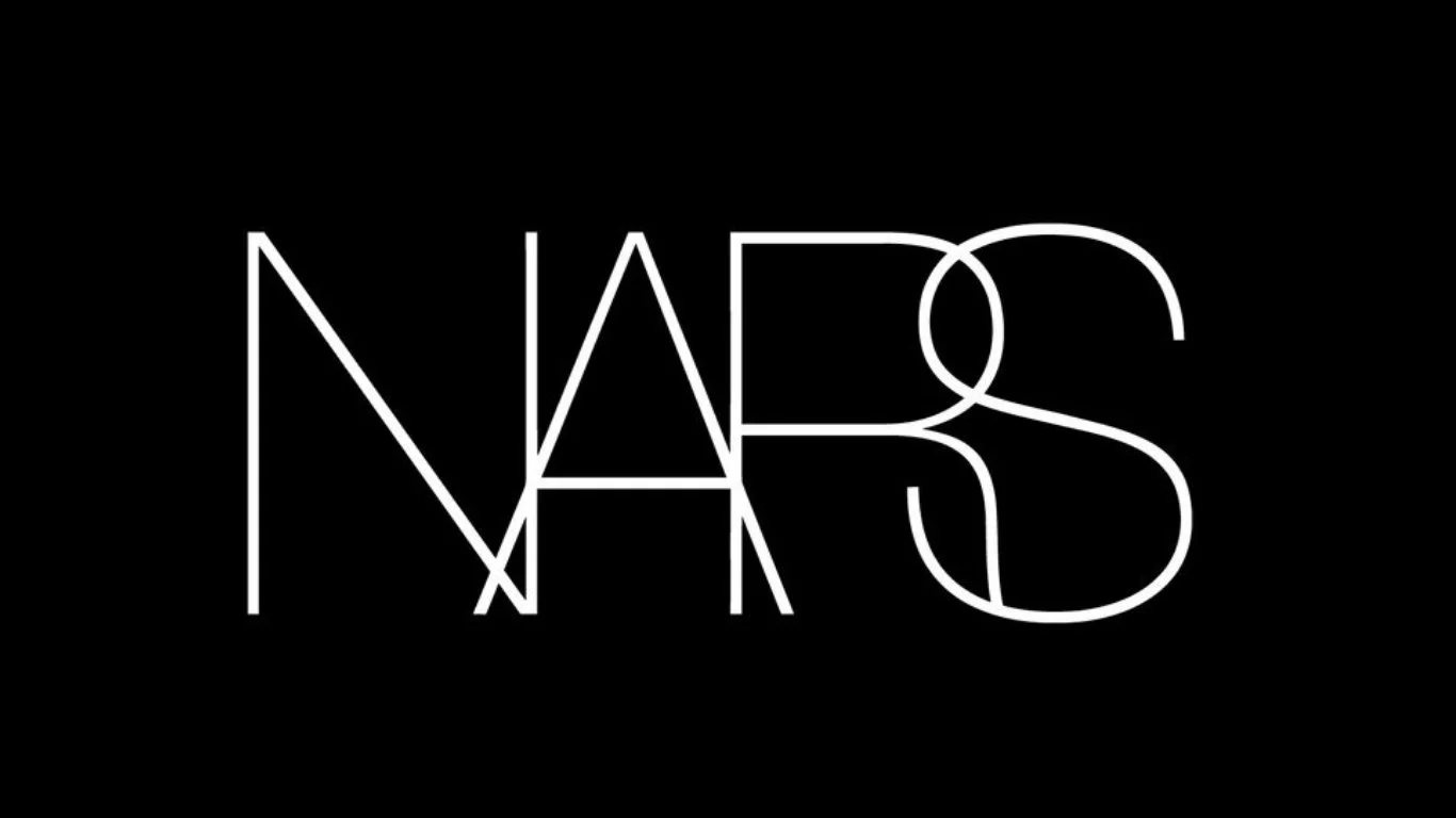 NARS logo with white text on a black background.